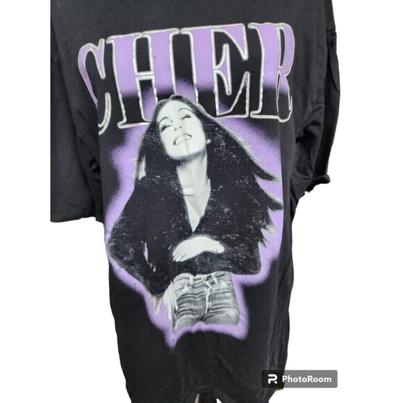 CHER T-Shirt Black Size Small Band Pop - Picture 2 of 10